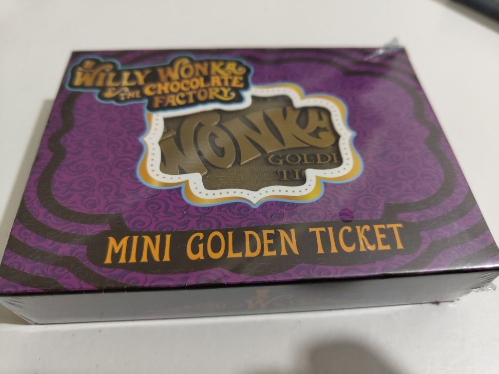 Willy Wonka Mini Golden Ticket Ingot