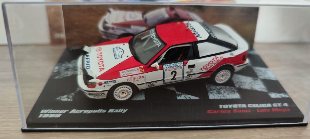 Toyota Celica GT-4 1:43 nr 21 Carlos Sainz Rajd Akropolu 1990