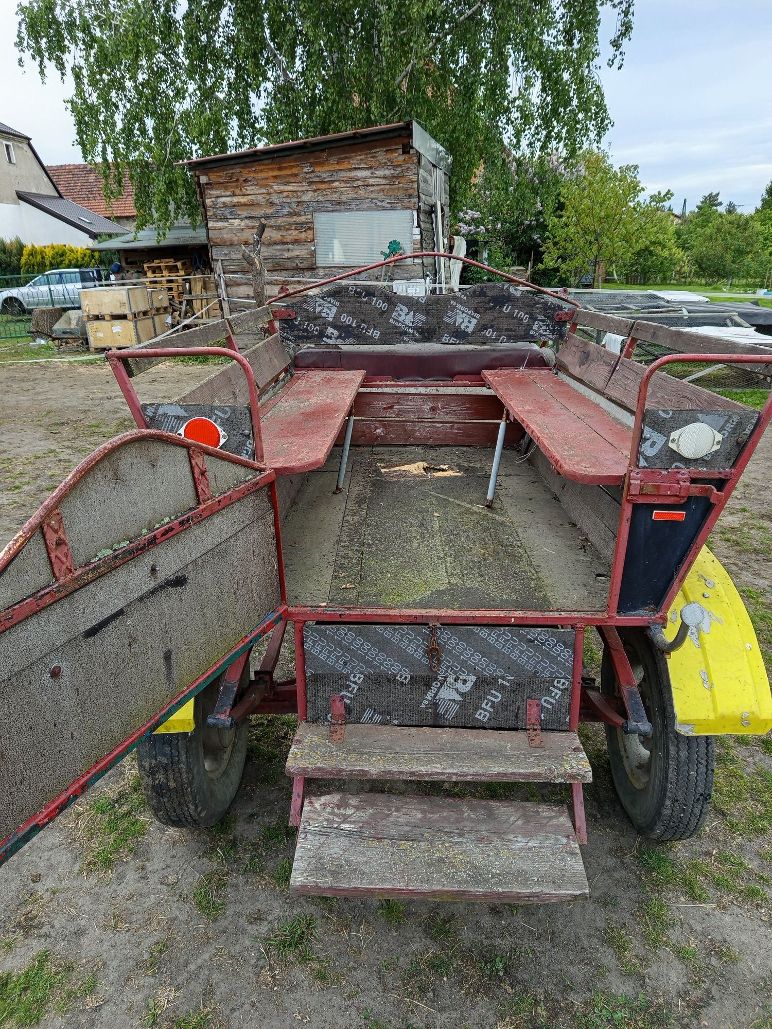 Bryczka konna wagonetka do renowacji