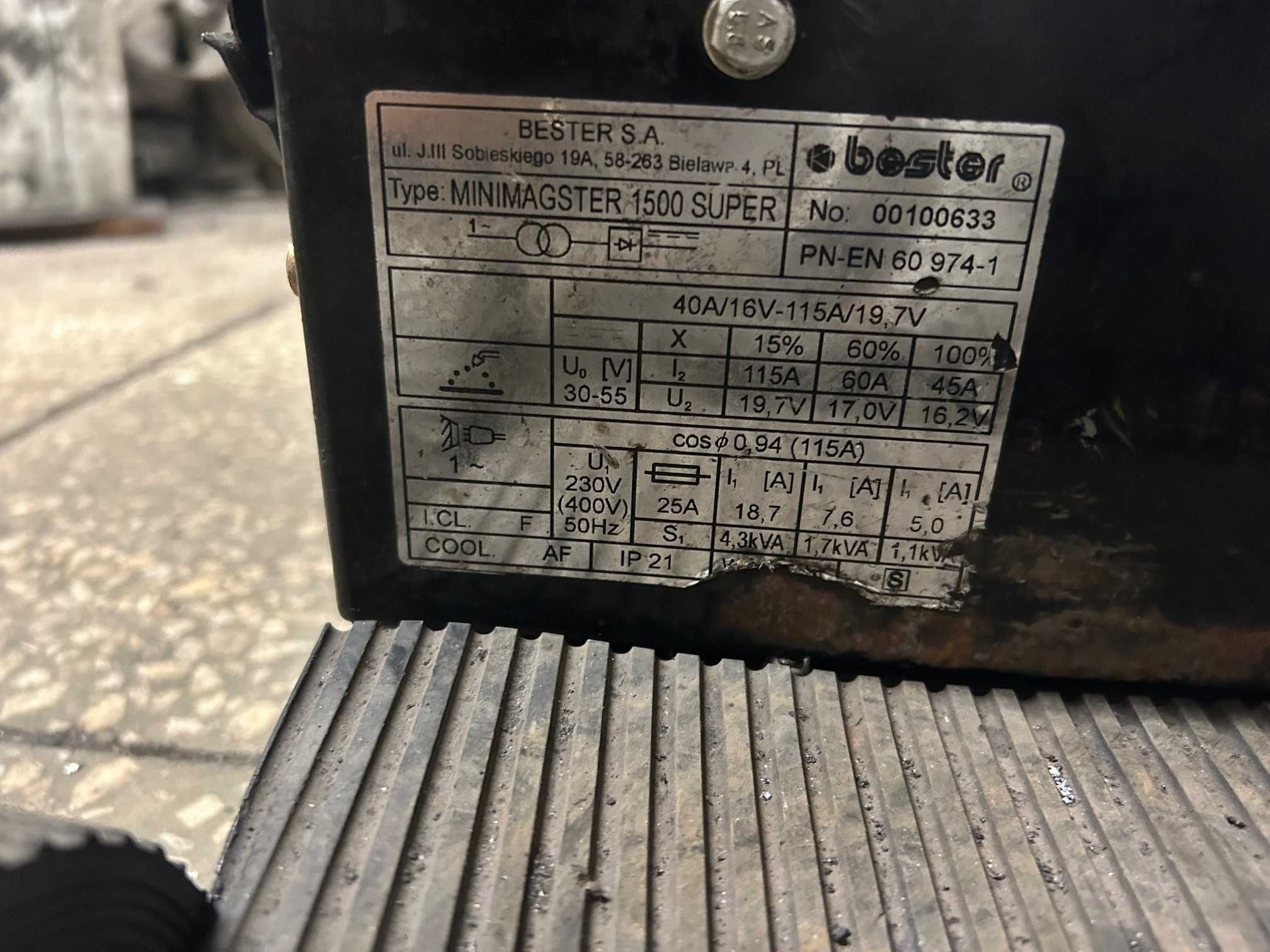 Spawarka BESTER MiniMagster 1500 SUPER
