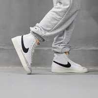 Мужские кроссовки  Nike Blazer Mid 77 Vintage White Black