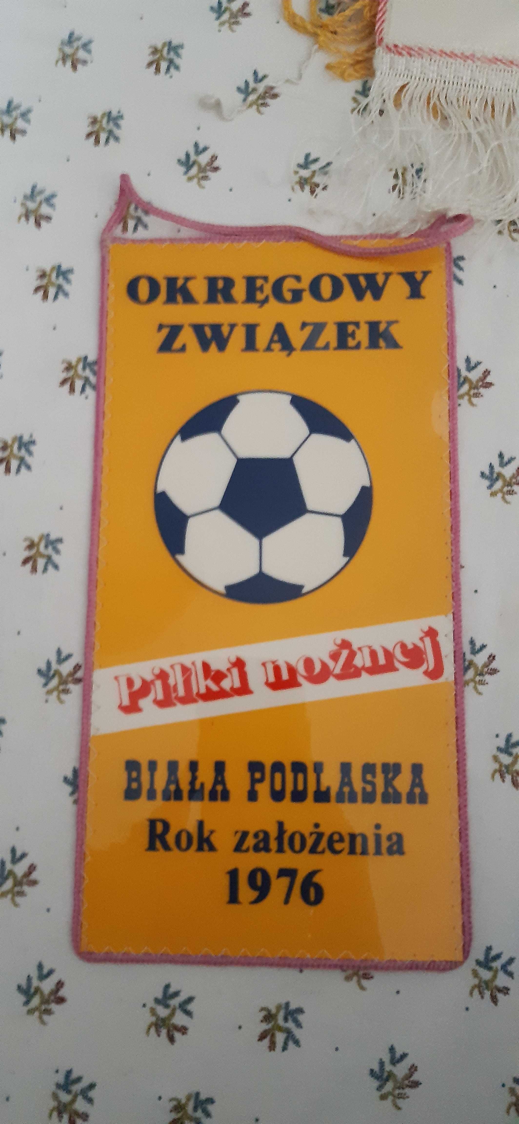 stary proporczyk okręgowy związek piłki nożnej, Biała podlaska