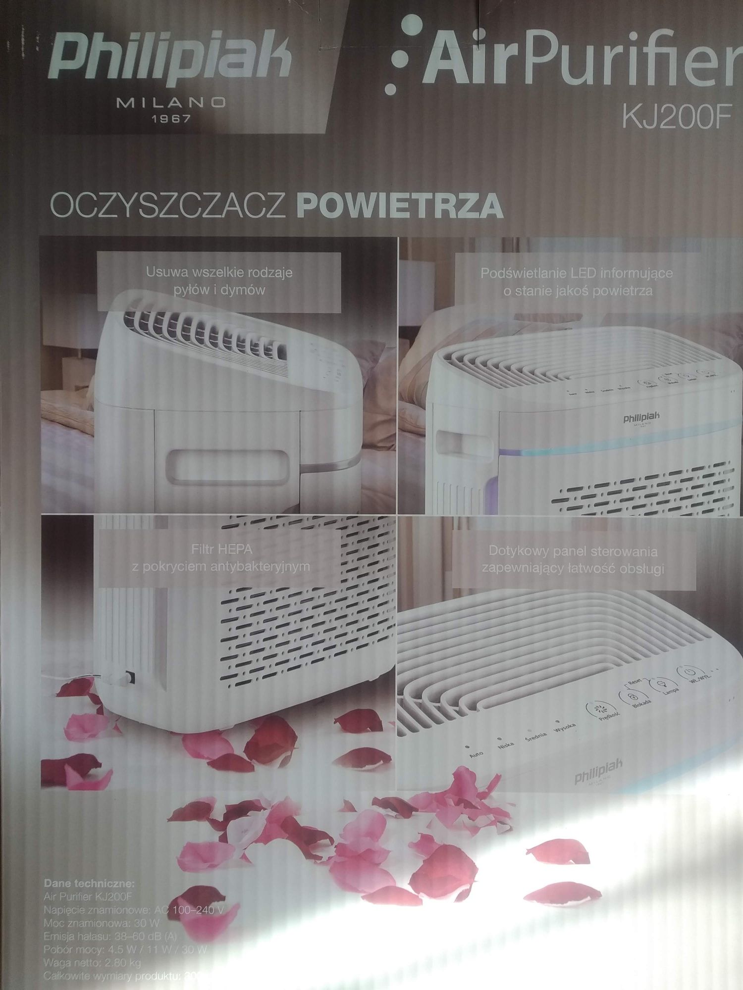 Oczyszczacz powietrza renomowanej marki Philipiak