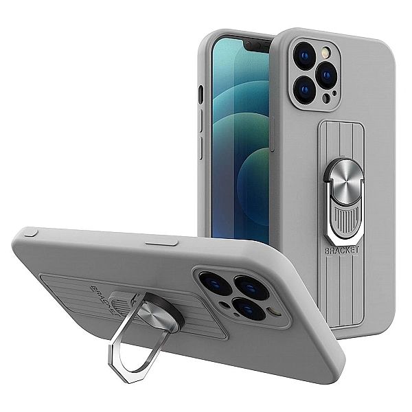 Ring Case silikonowe etui z uchwytem na palec i podstawką do iPhone 13