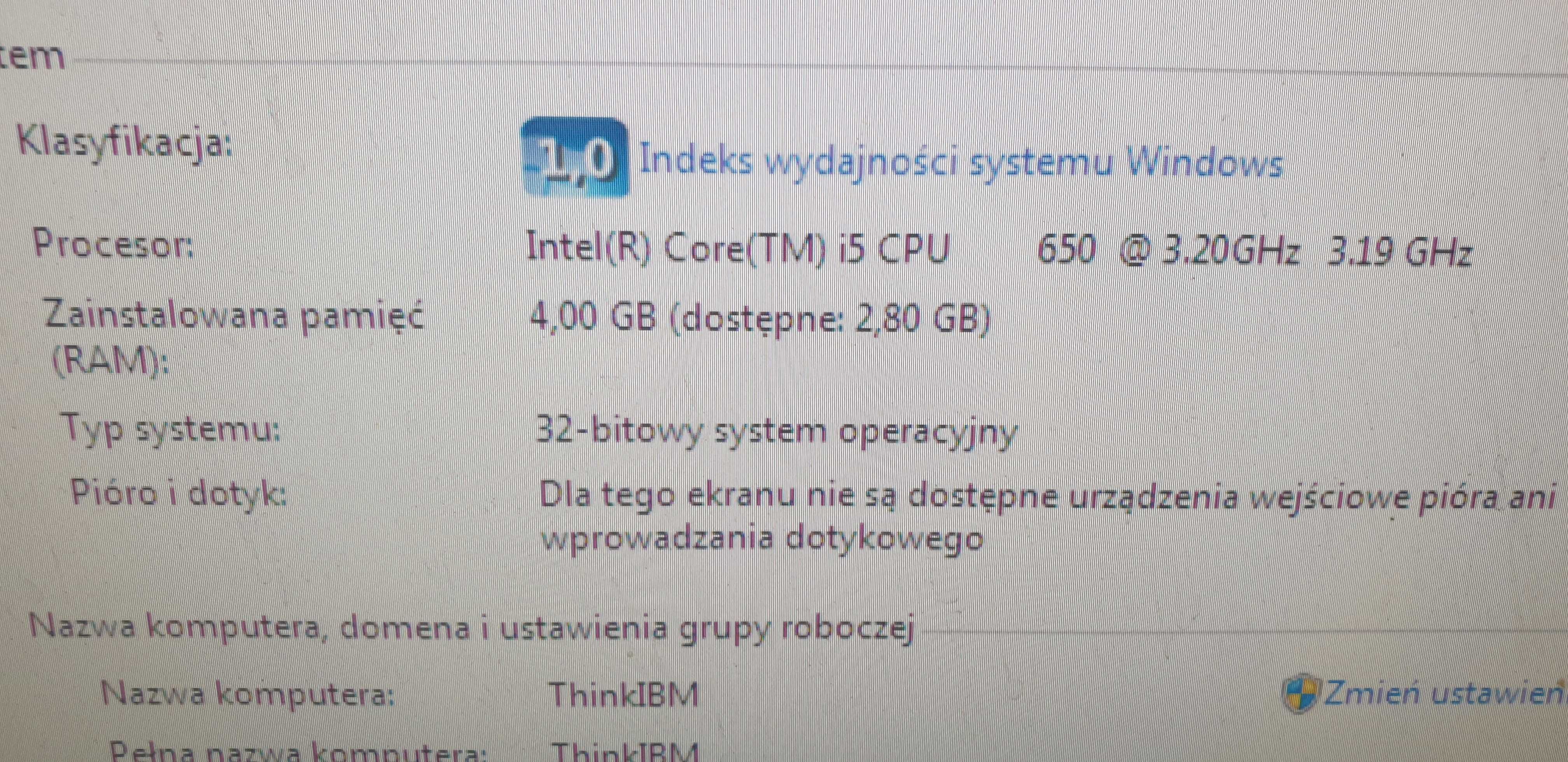 Komputer I5 3.2 Ghz