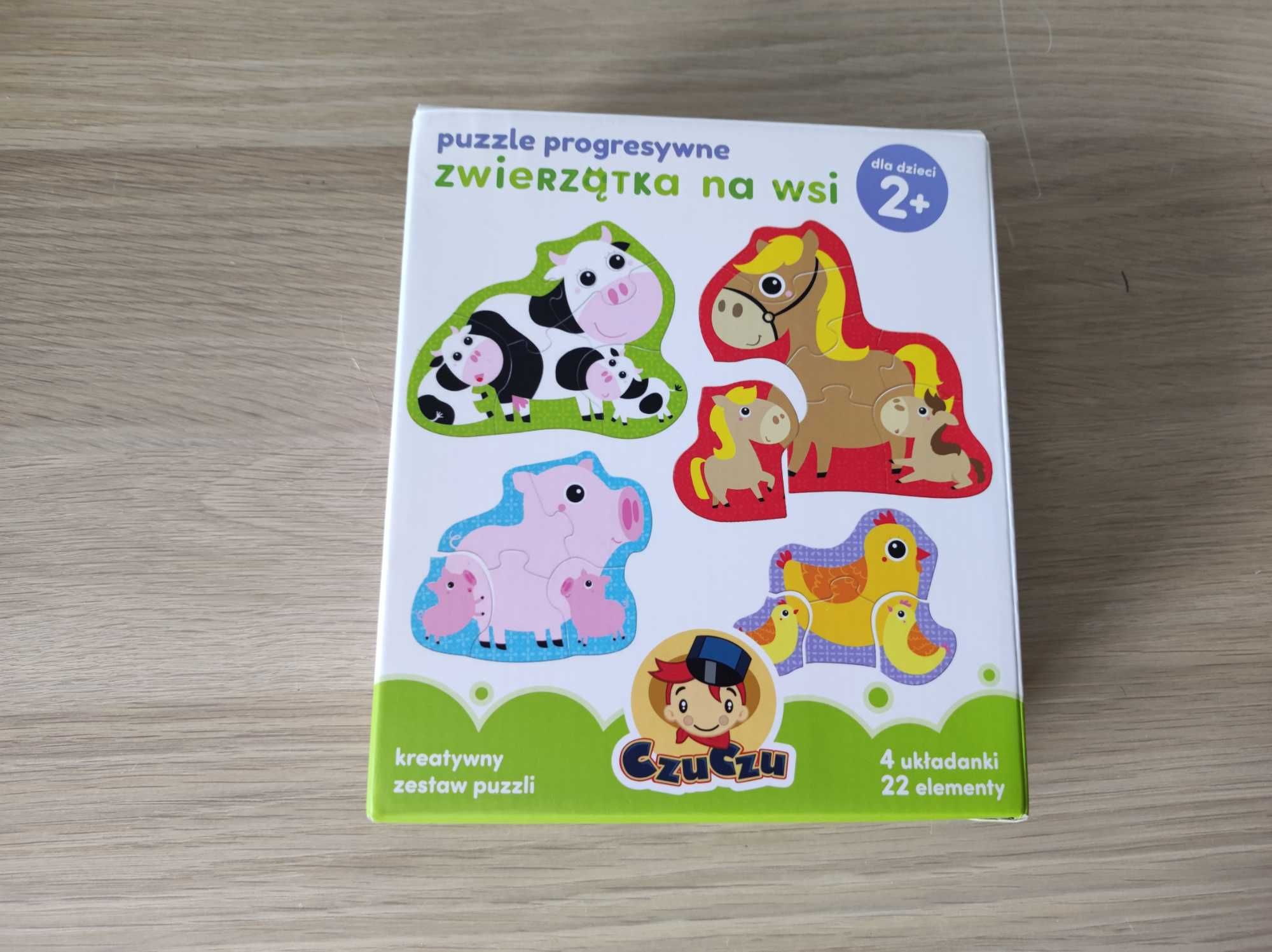 Czuczu Puzzle Progresywne Zwierzątka Na Wsi