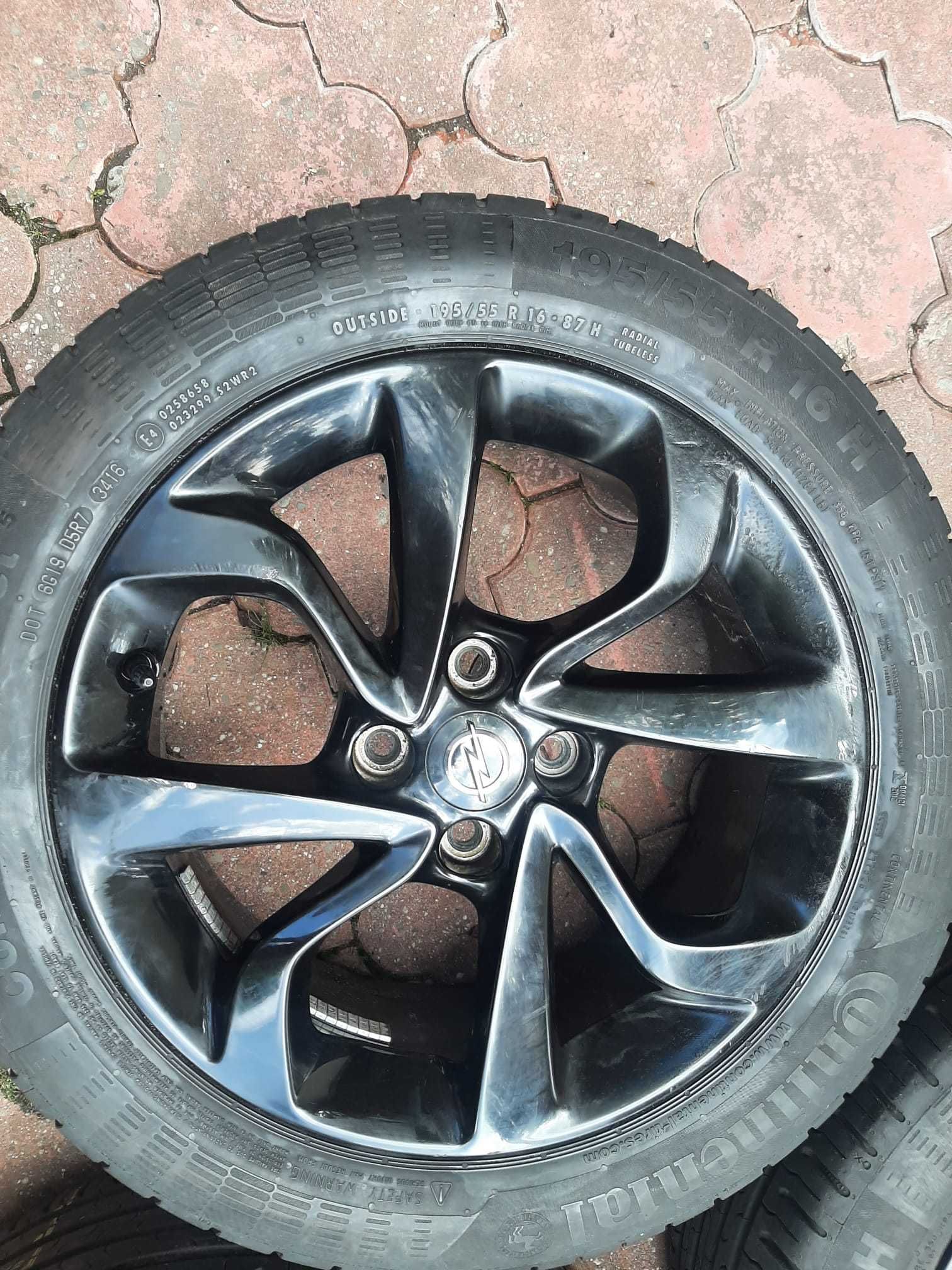 koła kompletne alufelgi OPEL corsa 16