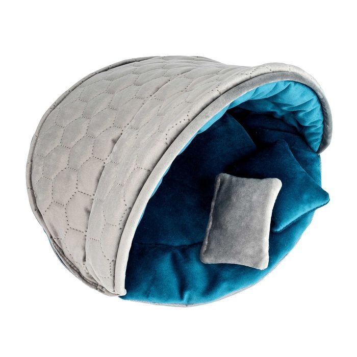 domek legowisko duże posłanie muszla dla gryzonia królika świnki 50x34