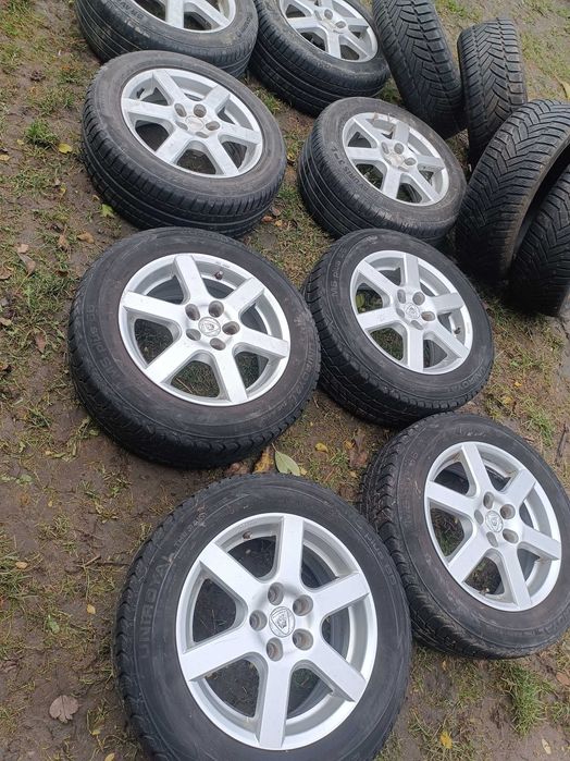 Felgi aluminiowe stal 16 cali 5×112 r16 et38 opony letnie lub zimowe