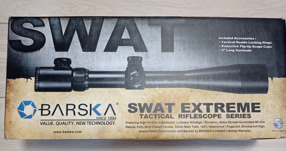 Приціл оптичний Barska SWAT Extreme 8-32x44 ir SF