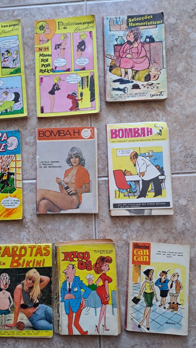 Livros de Humor antigos de banda desenhada