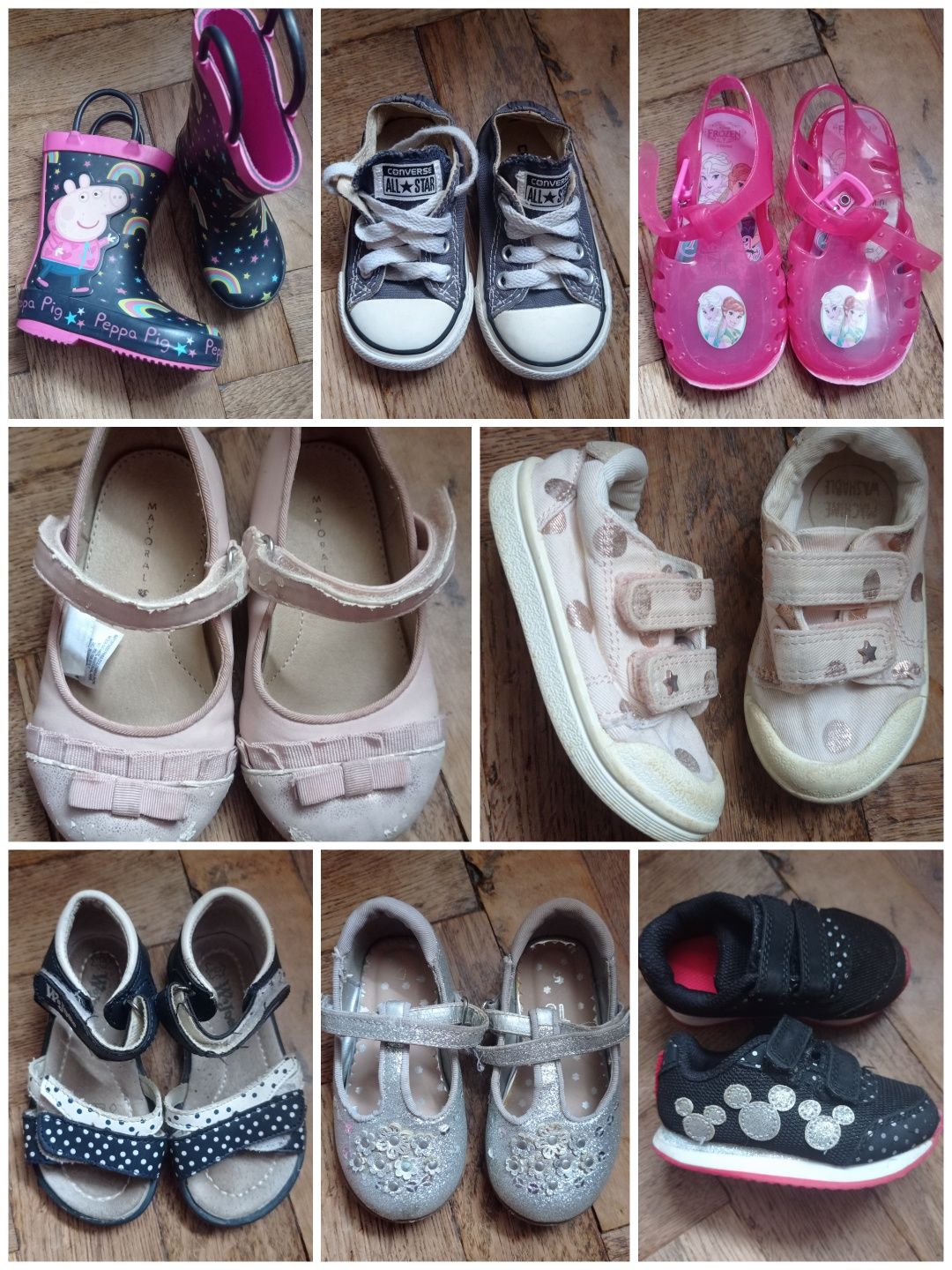 Пакет взуття для дівчинки 20-22 розмір обувь кеди босоніжки сандалі