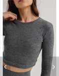 Crop top Marsala