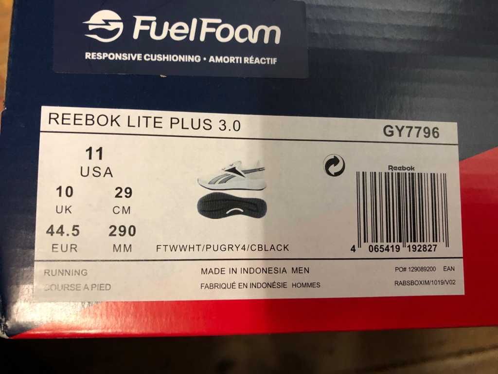 Buty Reebok Liltle Plus 3 - 29cm r.44,5 - nowe