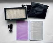 Lampa LED CN-240CH dwukolorowa z bateriami