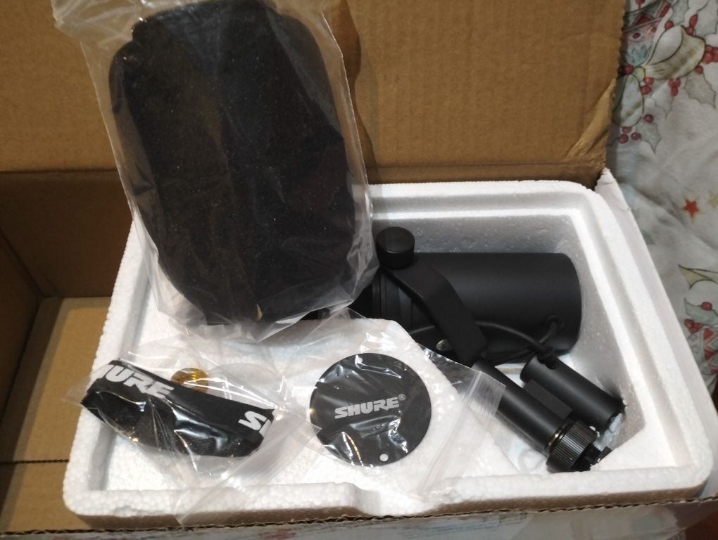 Microfone Shure SM7B novo
