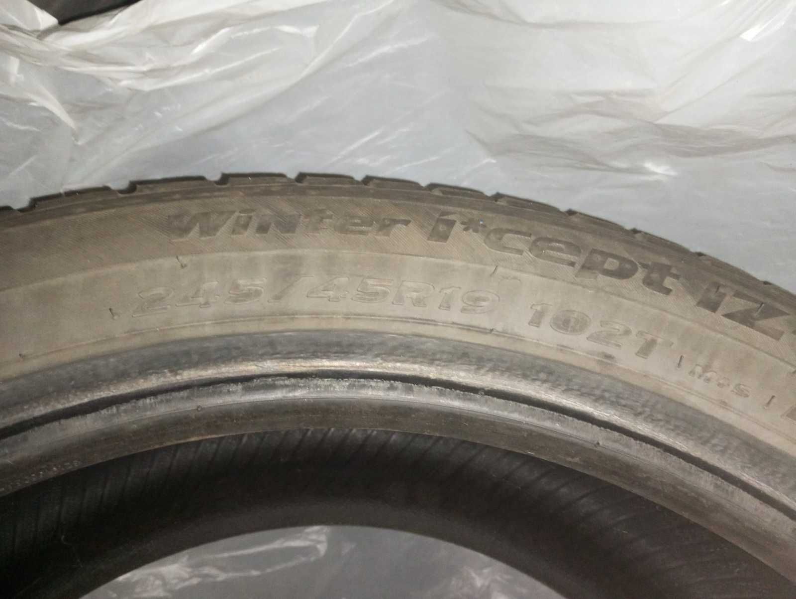 Резина зима hankook 245/45 r19