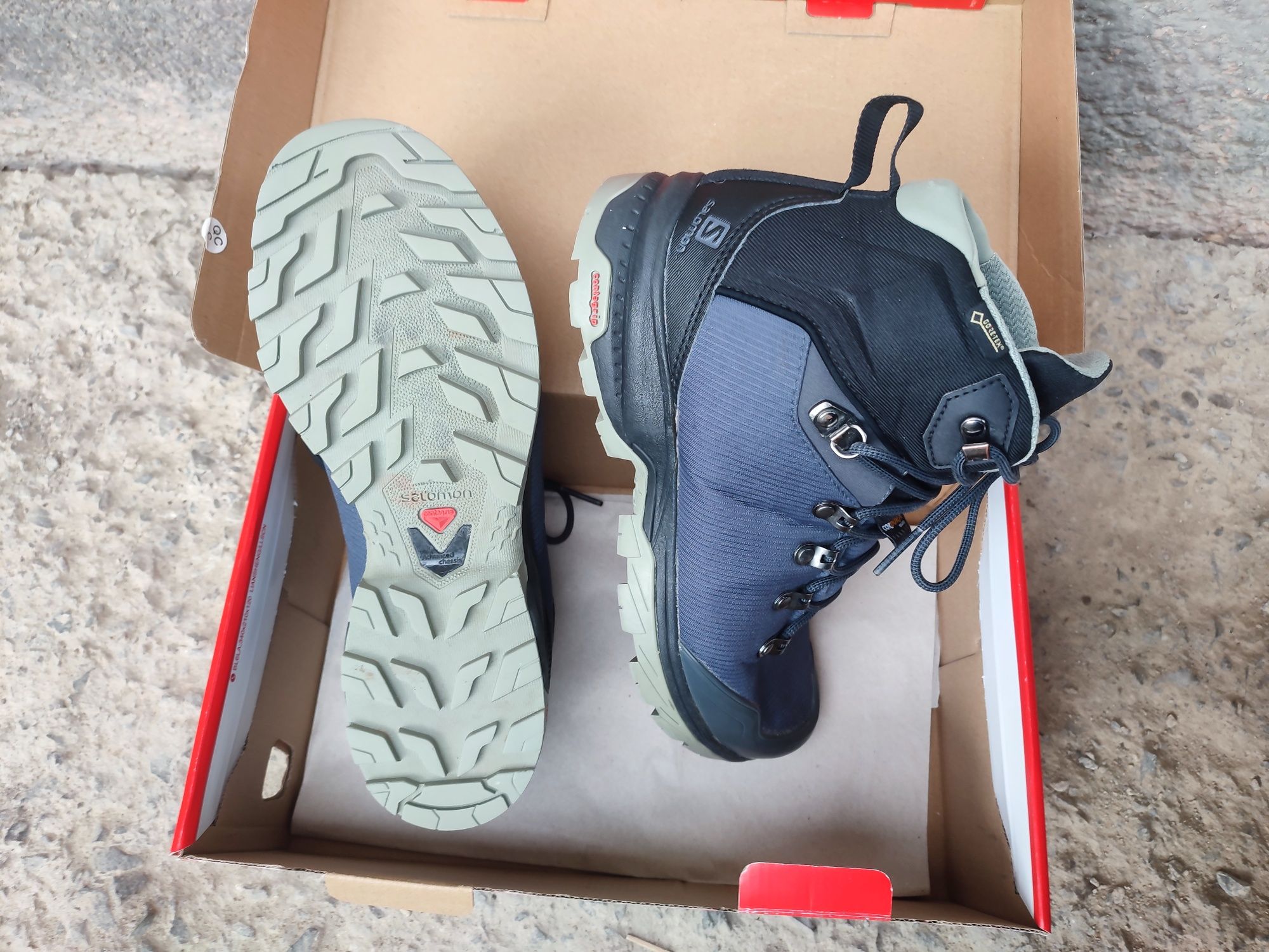 Треккинговые походные ботинки Salomon outback 500 gtx (40-41) Gore-Tex