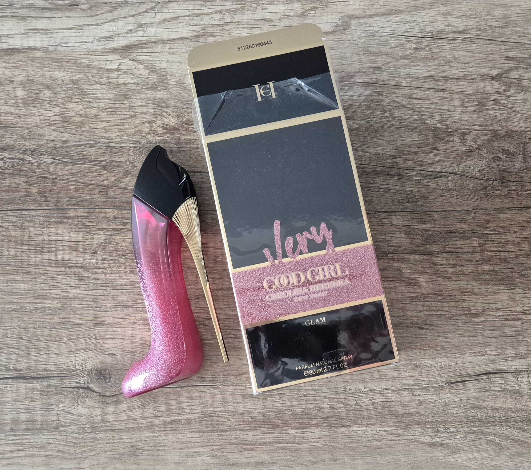 Carolina Herrera Very Good Girl Glam puste opakowanie flakon+kartonik