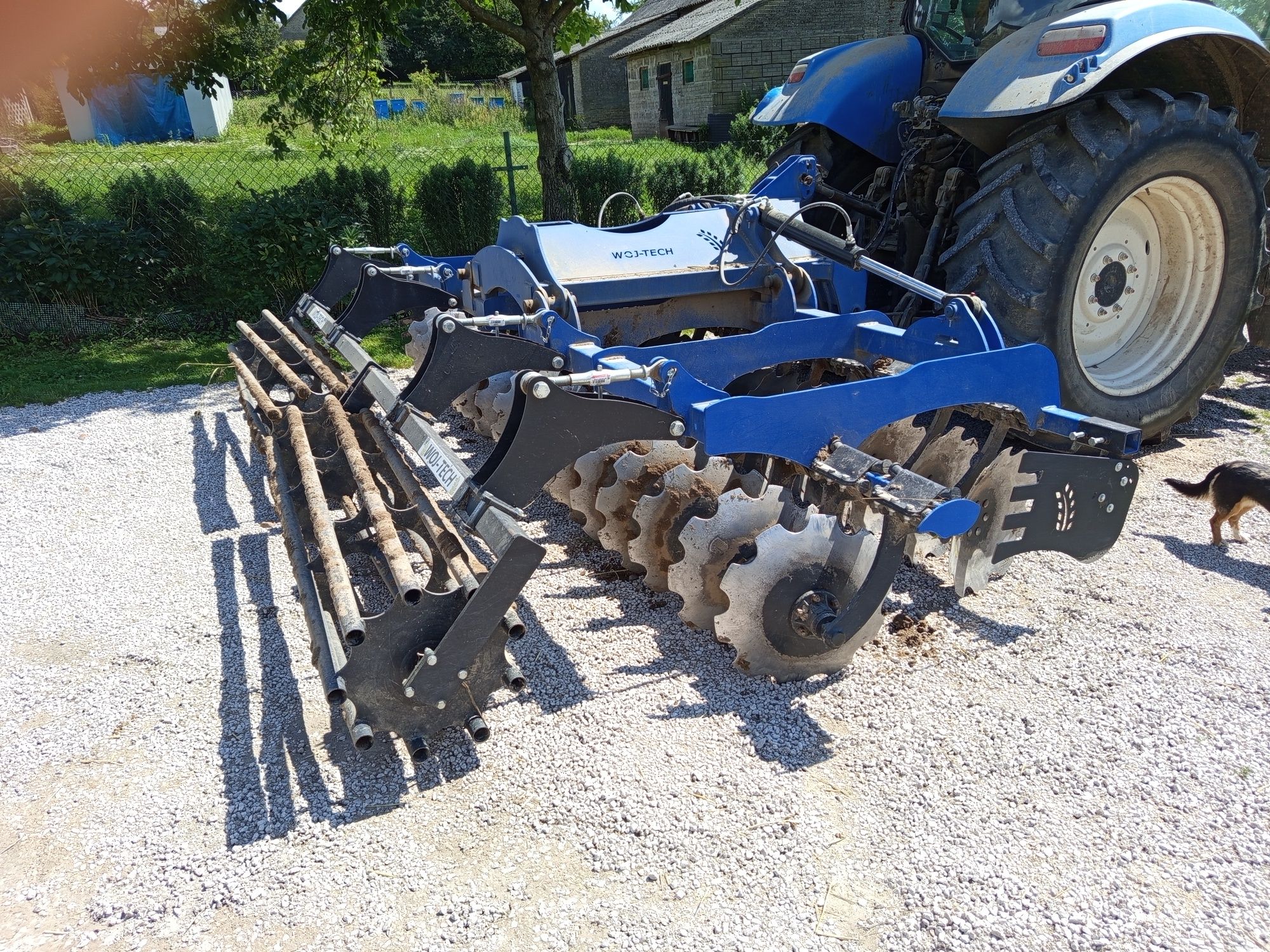 Brona talerzowa talerzówka 4 m hydrauliczna