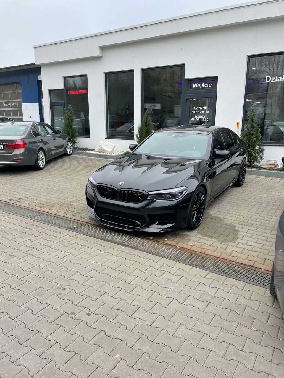 губа BMW M5 F90 карбон RKP стиль накладка на передний бампер сплитер