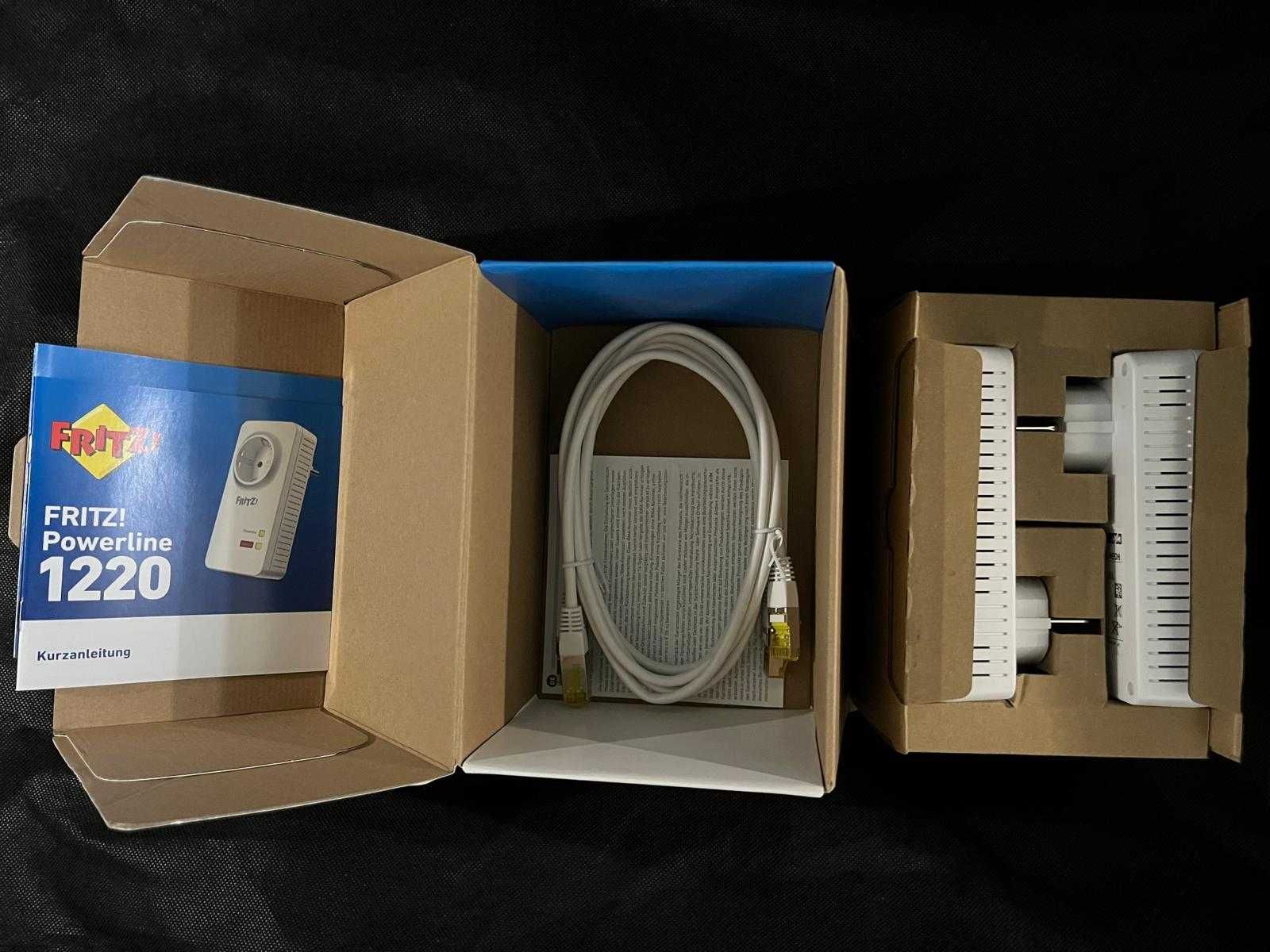 FRITZ!Powerline 1220 pojedynczy adapter PLC 2x Gigabit LAN - 3 sz