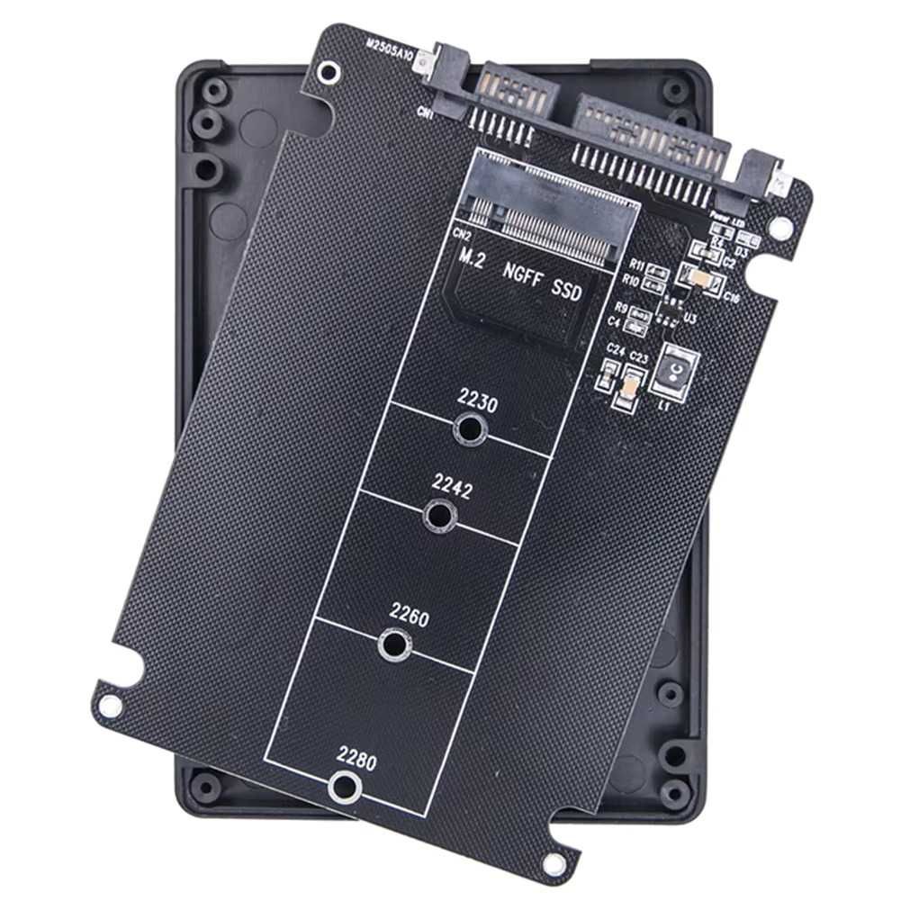 Переходник M2 NGFF to SATA адаптер M.2 2'5 NVME PCI-E карман USB USB-C
