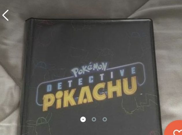 Álbum e cartas detetive pikachu