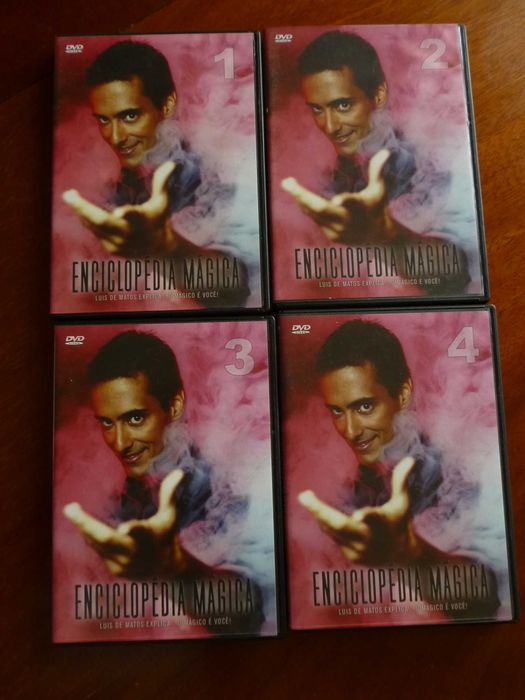 Luís de Matos - Ilusionismo - 4 DVD - Enciclopédia Mágica