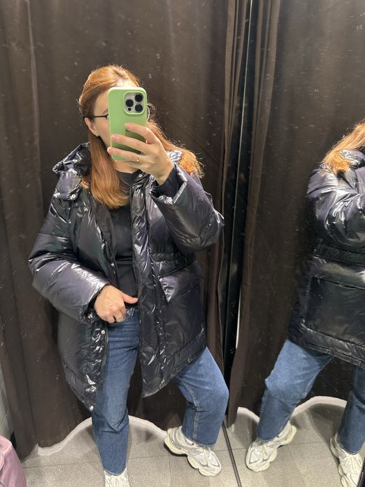 Пуховик, куртка zara пух/перо 122, 131, 140, 148, 156, 164