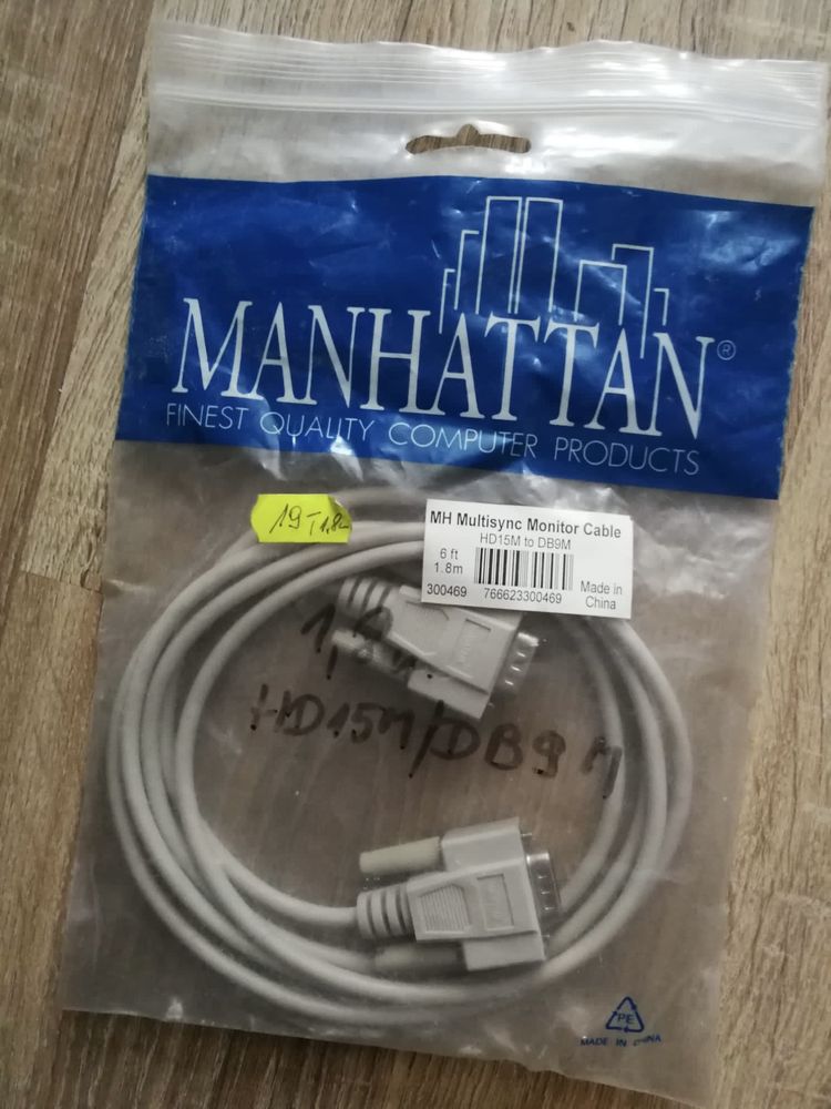Kabel do komputera Manhattan - długość 1,8 m / nowy /