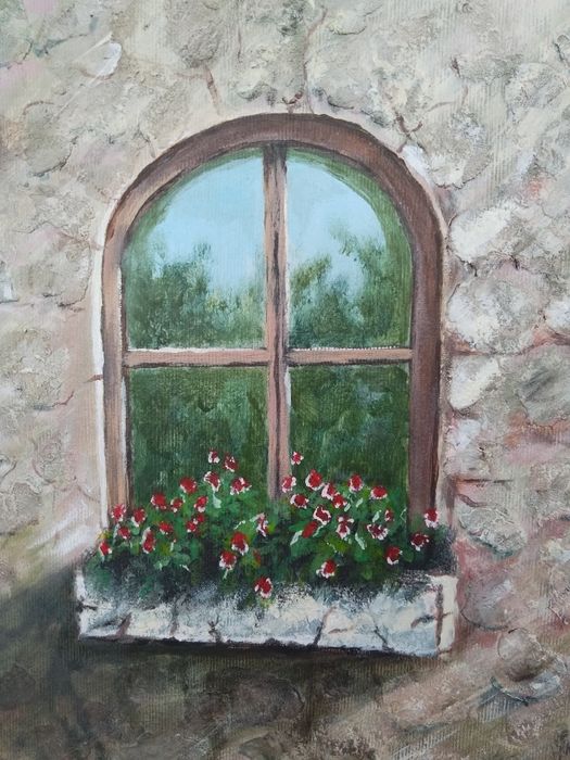 Очень красивая картина акрил, 40х40 см