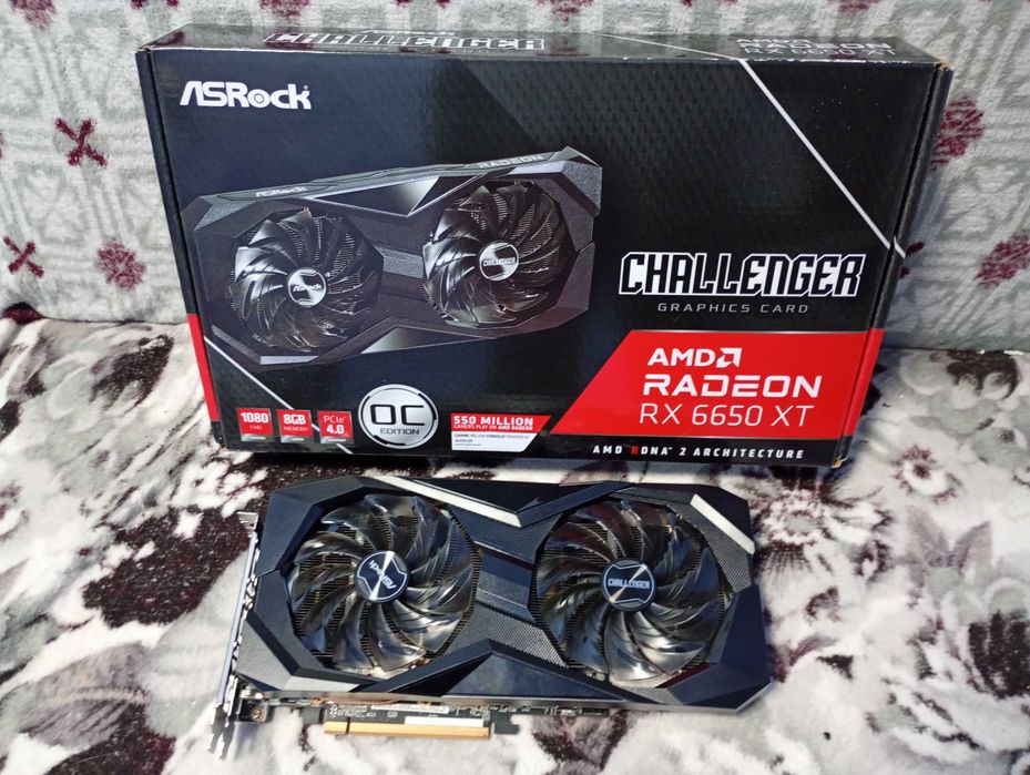 Karta graficzna ASRock Radeon RX 6650 XT Challenger.