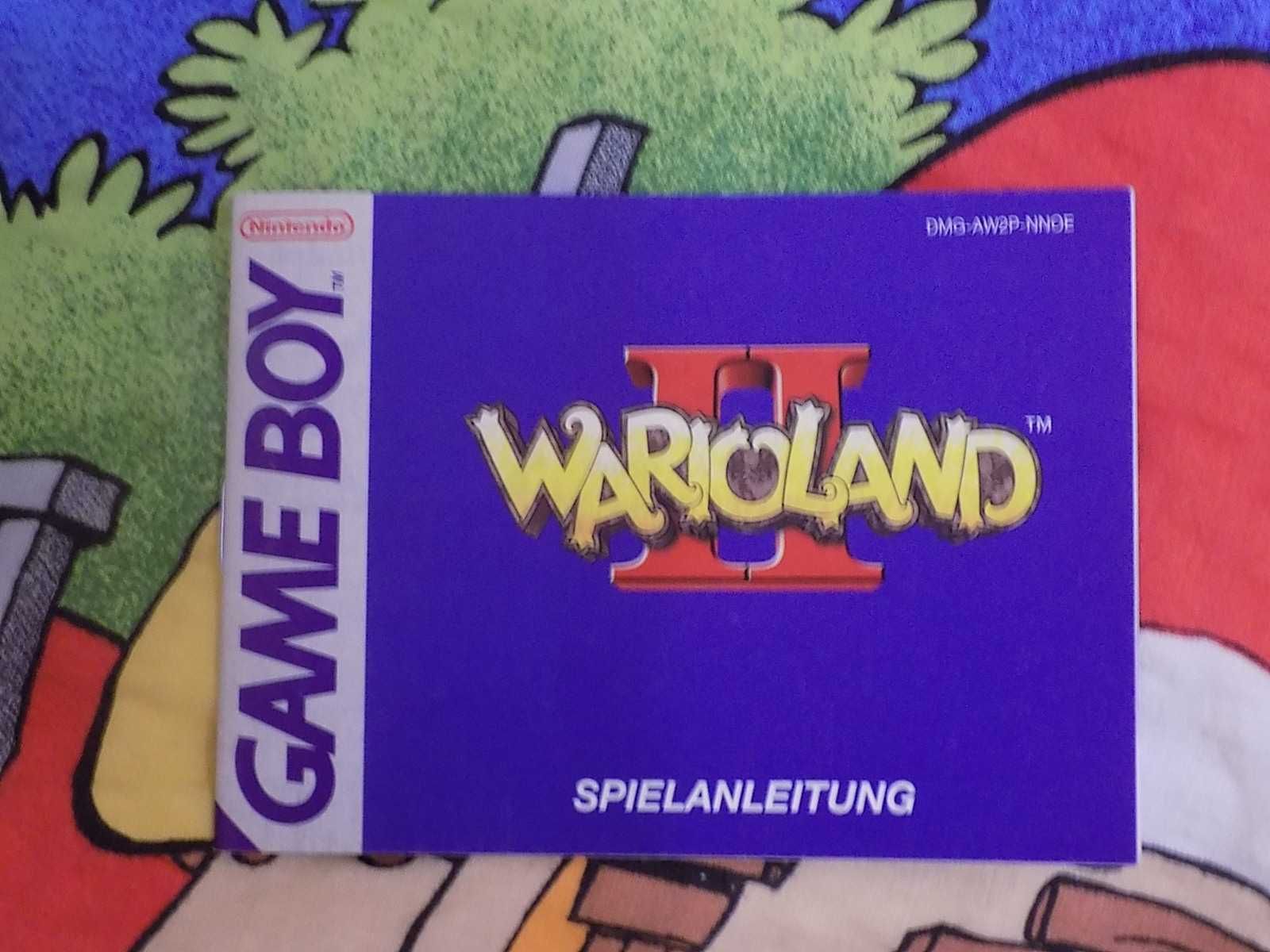 Wario Land 2 na Nintendo Game Boy/Game Boy Color/ GBA SP Advance+instr