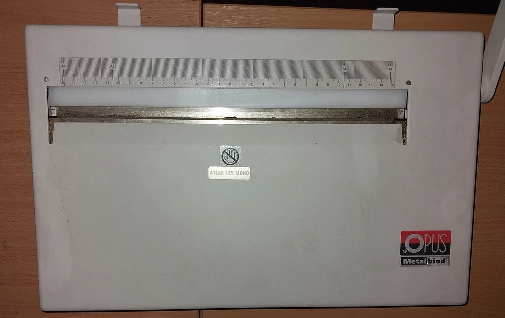 Біндер професійний Opus Atlas 125 mono палітурник металева планка