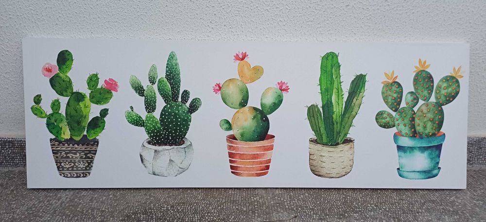 Tela/quadro com catos