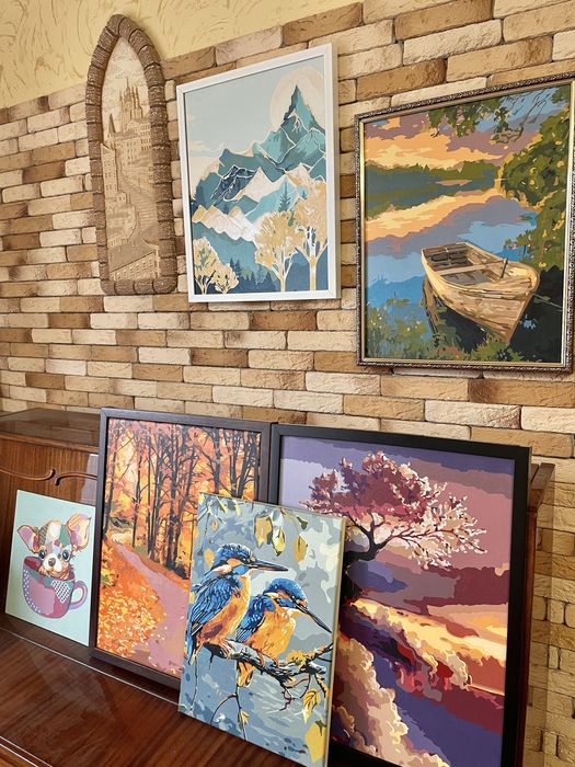 Готовые картины по номерам размер 40х50