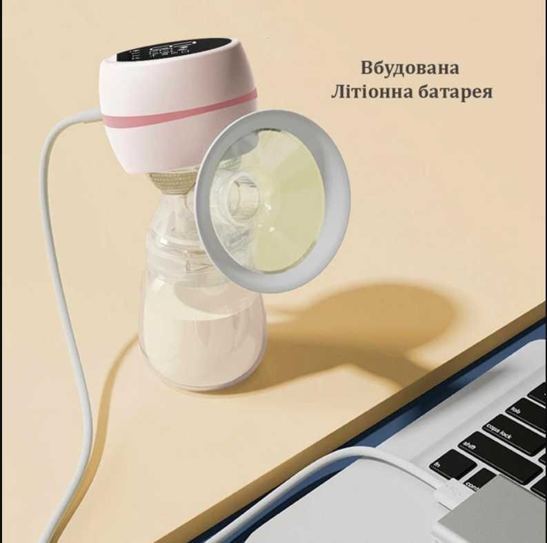 Хит! Электрический молокоотсос Dr Isla с бутылочкой для мам . Новый
