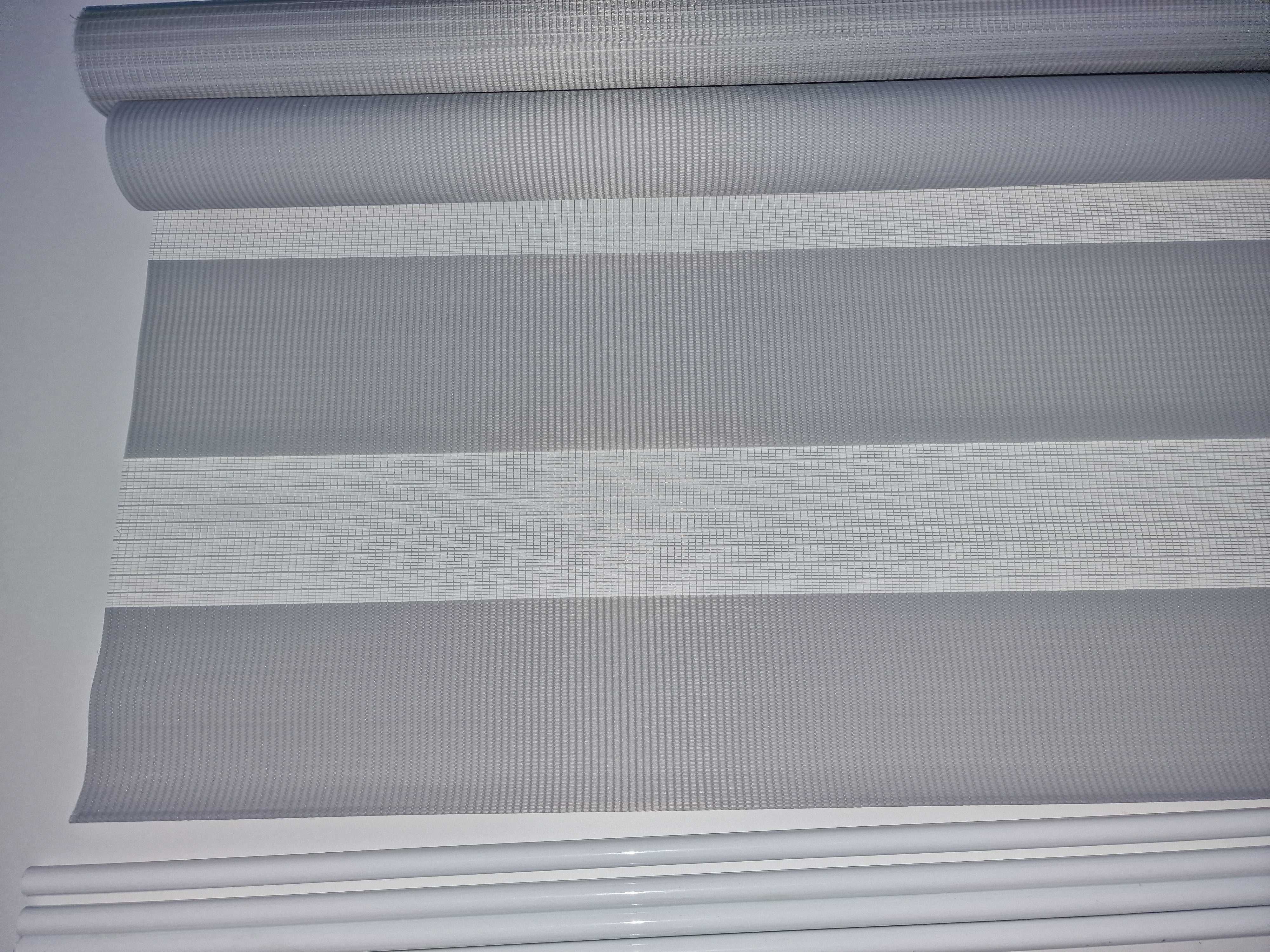 Rolety dzień noc kolor szary
