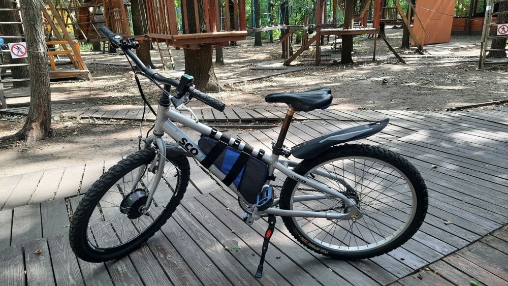 Электровелосипед  для подростков, или людей небольшого роста.