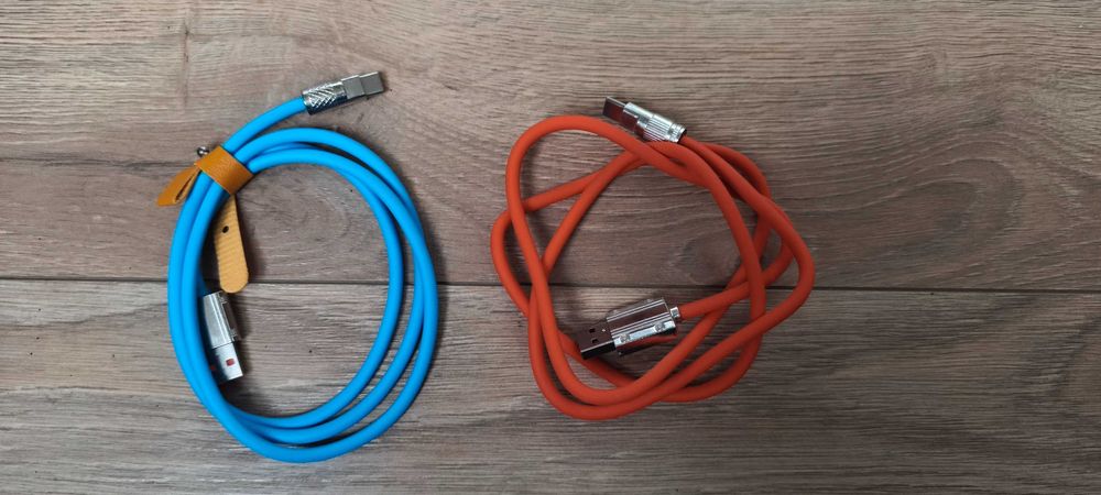 KABEL USB C nowy 1m 120W  mocny SILIKON