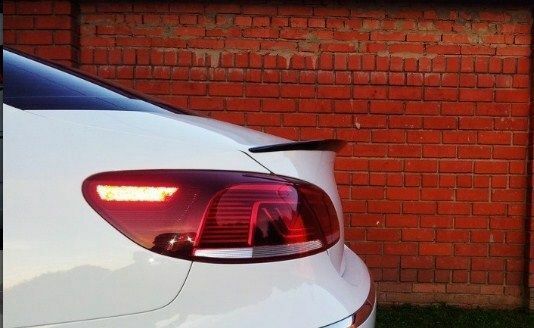 Лип спойлер сабля Volkswagen Passat CC 2008-2016 Антикрыло Пассат ЦЦ