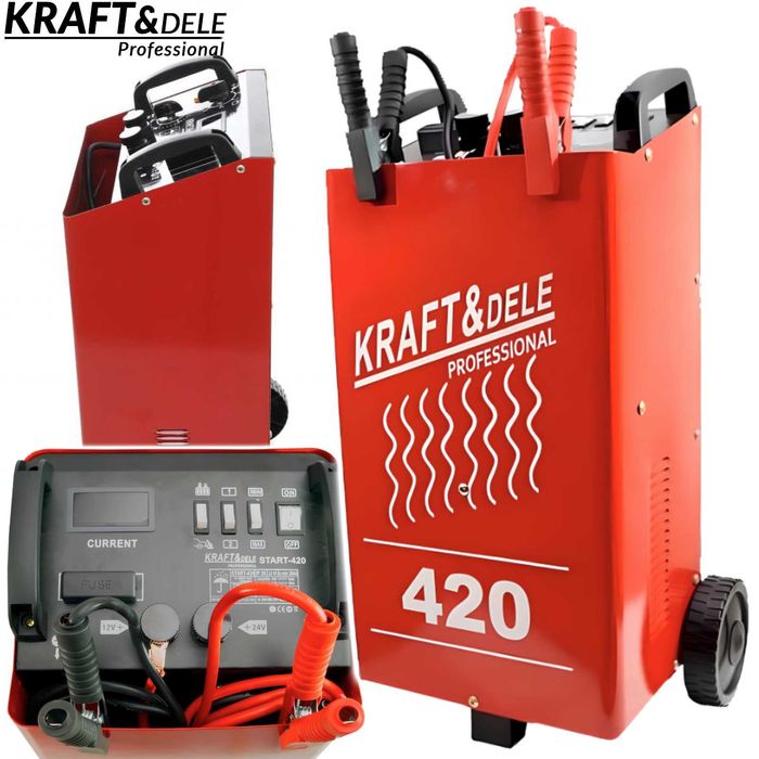 KRAFT&DELE Prostownik Z Rozruchem 250a 12/24v Do Akumulatorów KD1915