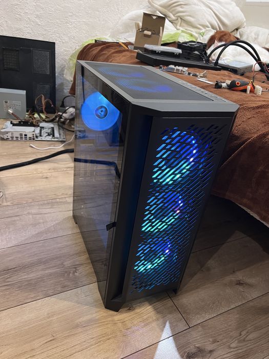 Корпус компьютера пк системный блок frontier ac29a atx argb