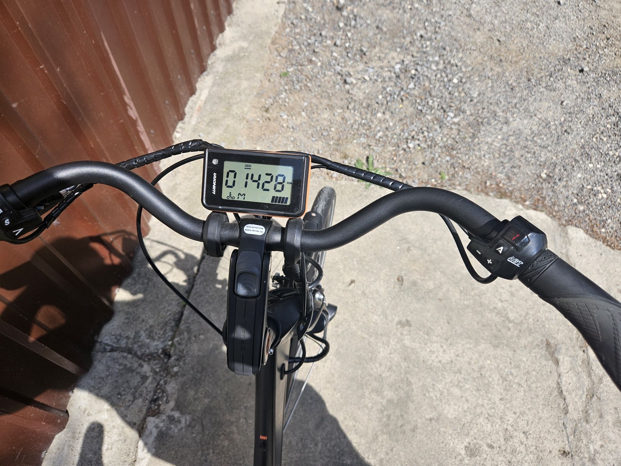 Rower elektryczny miejski damka winora aluminowy 1400km