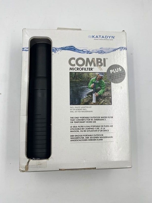 filtr do wody katadyn combi plus czarny 1 l/min 2-stopniowy