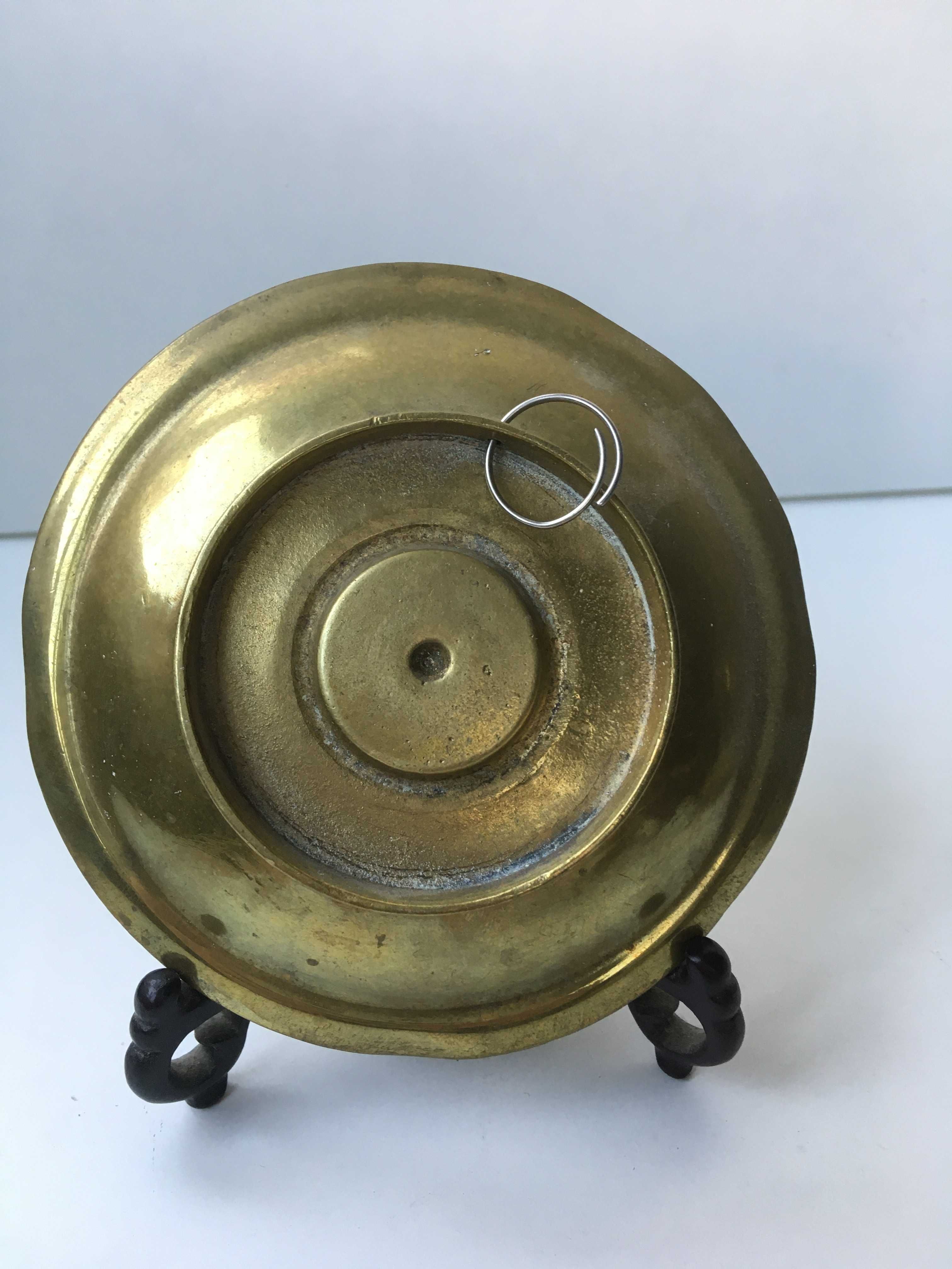 Placa em  bronze, com gargulas, sec.XIX/XX