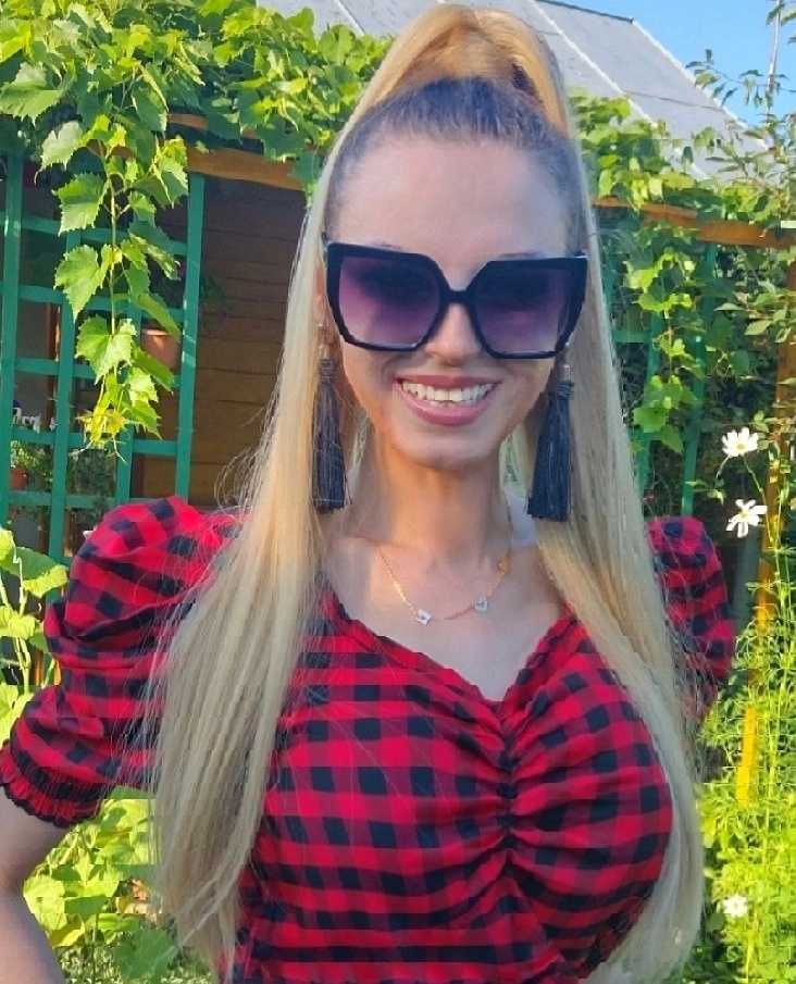 Kucyk długi doczepiany jasny blond, 70cm, jak naturalny, ponytail hair