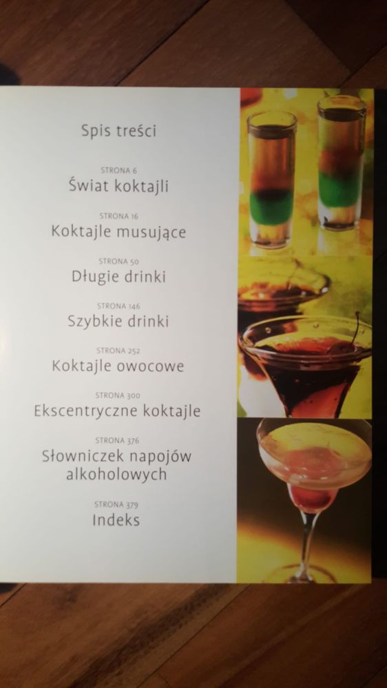 1001 koktajli przepisy książka barman