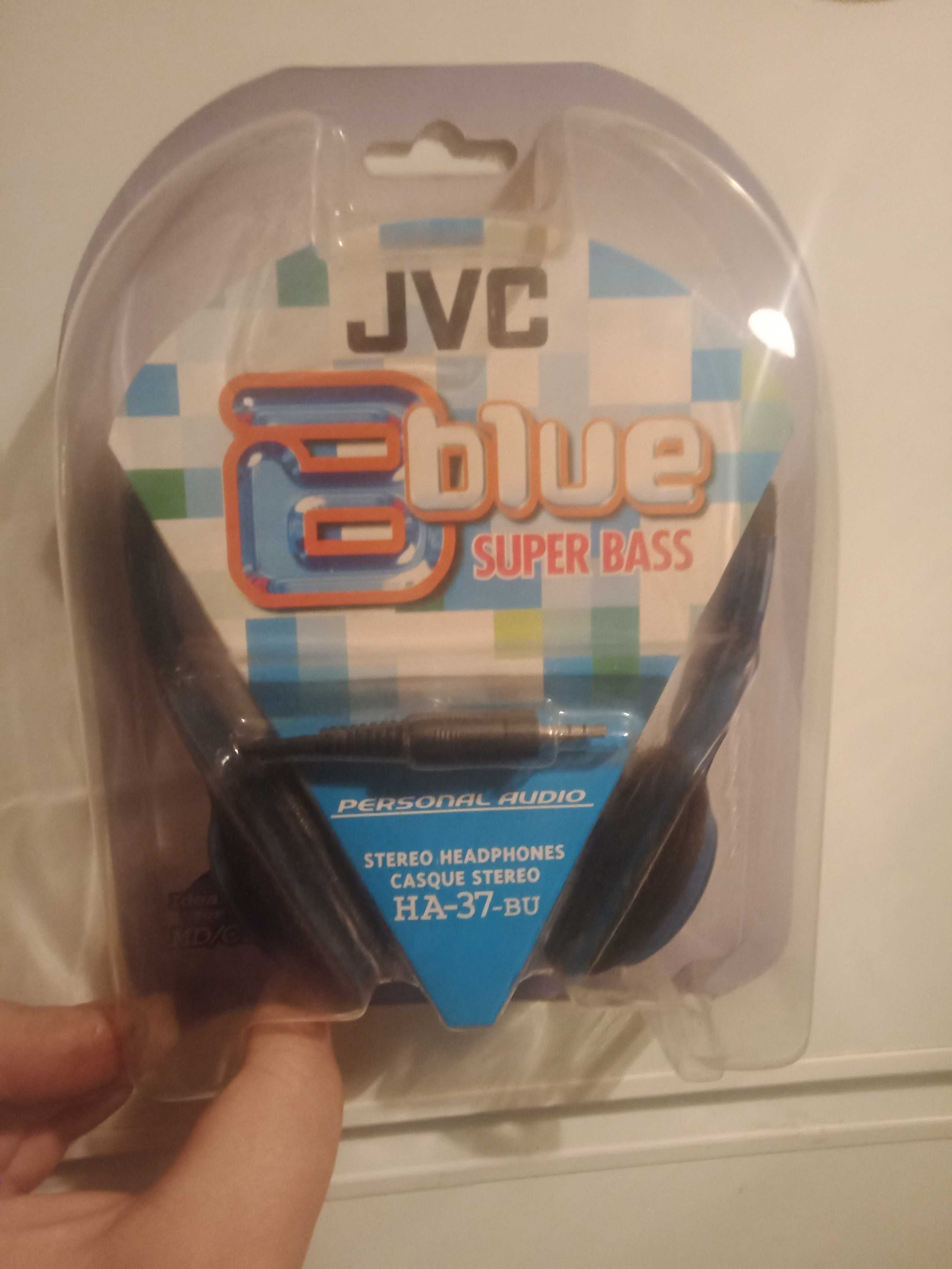 Наушники JVC HA-37 blue SUPER BASS